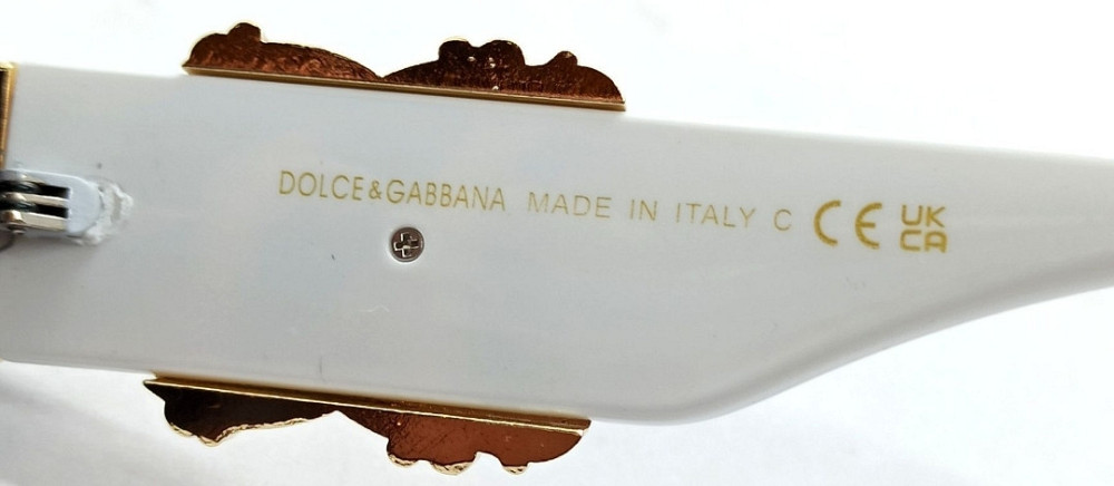 Брендові окуляри жіночі чорно-білі, великі, із золотим логотипом модні. Київ - фото 3