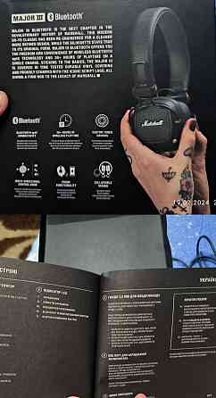 Наушники Marshall Major 3 Bluetooth Original. Киев