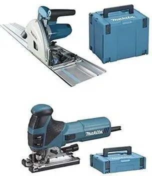 Makita Meu029J Zestaw Combo Zagłębiarka Sp6000J + Лобзик 4351Fctj W Walizkach Z Szyną 199141-8 Киев