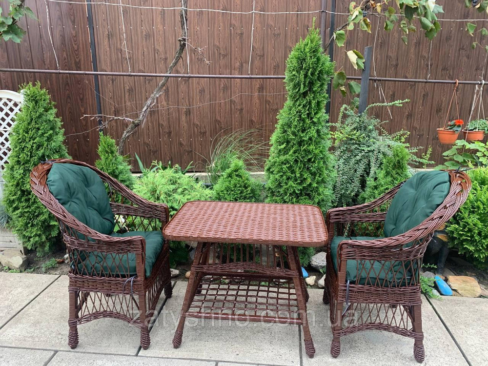 Мебель плетеная темно-коричневого цвета Киев - изображение 4