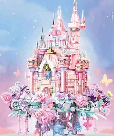 Конструктор Замок на квітах 822 блоків Лего Подарунковий у Коробці. Харків