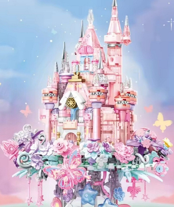 Конструктор Замок на квітах 822 блоків Лего Подарунковий у Коробці. Харків - фото 1