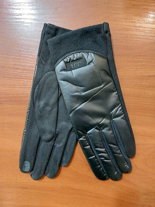 Перчатки сенсорные женские зима one size черный Киев - изображение 4