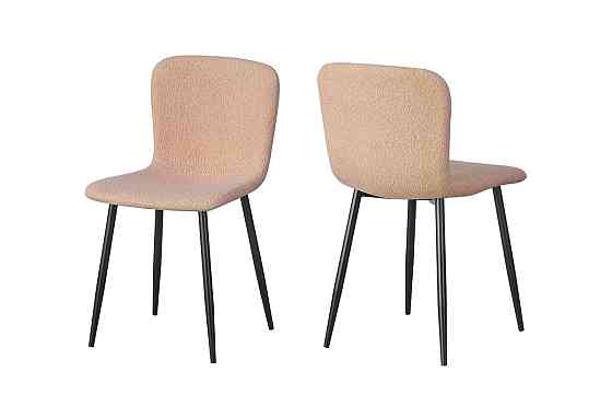 Стілець Юккі, чорний/ буклє крем Киев