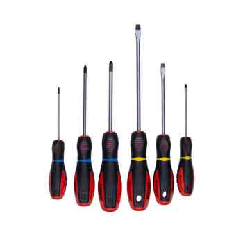 Набор отверток 6 шт магнитные - шлиц 3,5,6мм; крест 3,5,6мм Ultra (блистер) Мукачево