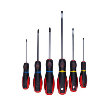 Набір викруток 6 шт магнітні - шліць 3,5,6 мм; хрест 3,5,6мм Ultra (блістер) Мукачево - фото 1