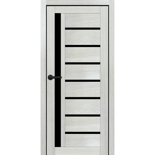 Двері міжкімнатні Порталіно PL-01 Санома Меренго BLK Київ - фото 1