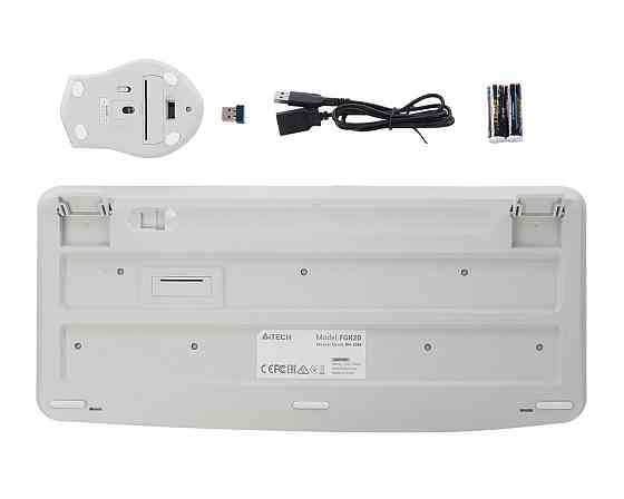 Комплект (клавіатура, миша) бездротовий A4Tech Fstyler FG2500S Plus White ( 21742 ) Харьков