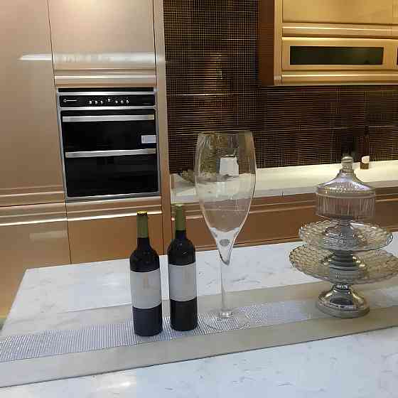 Великий скляний келих RESTEQ для шампанського та вина — 3 літри, висота 50 см, келих-декор у подарунок Київ