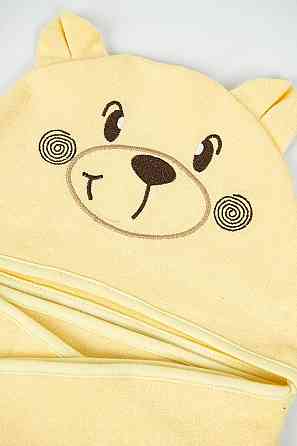 Уголок- пеленка с вышивкой для малыша хлопок 75*93 топ Киев