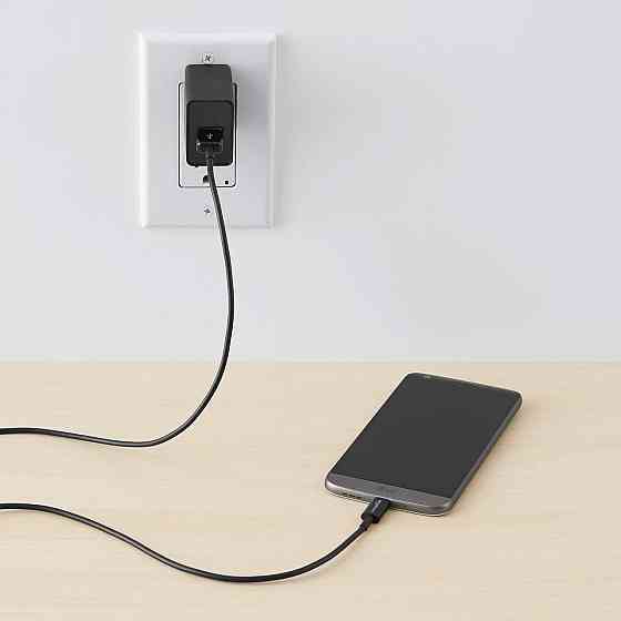 Кабель AmazonBasics USB Type-C to USB-A 2.0 0,9 м чёрный для зарядки и передачи данных Киев