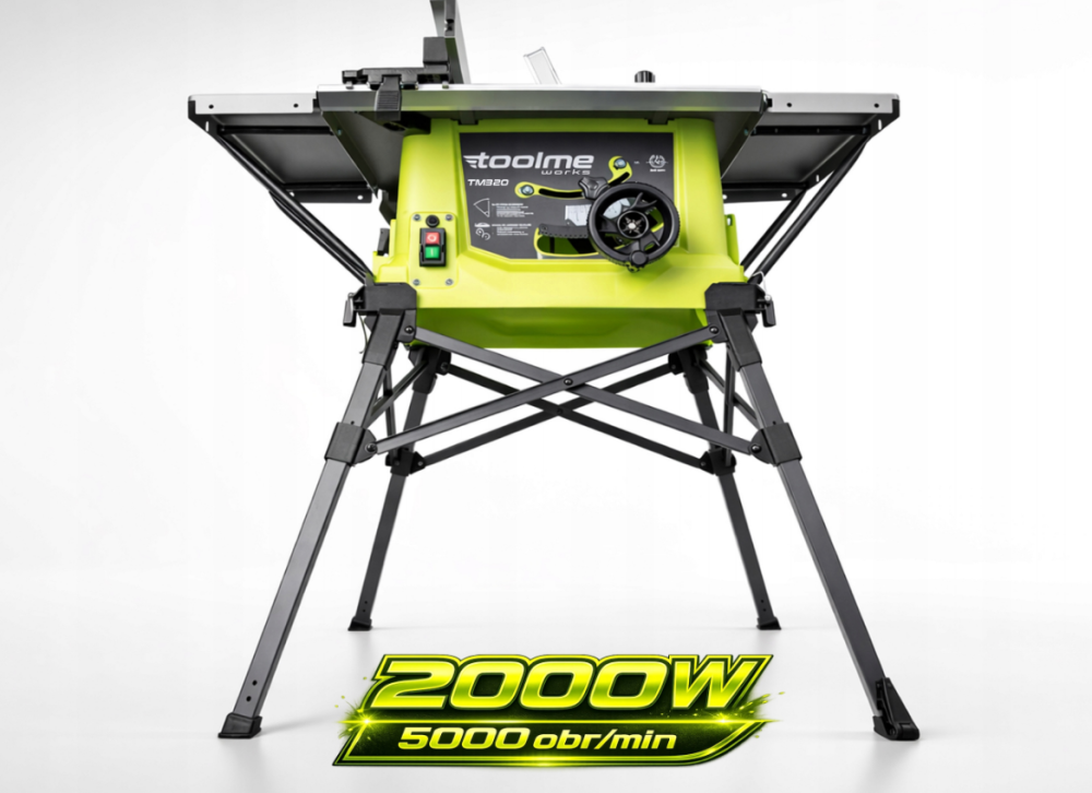 Циркулярна пила настільна 2200Вт Toolme TM320 (Польща) Київ - фото 4