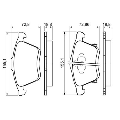 Гальмівні колодки Bosch 0 986 494 149 Вінниця - фото 5