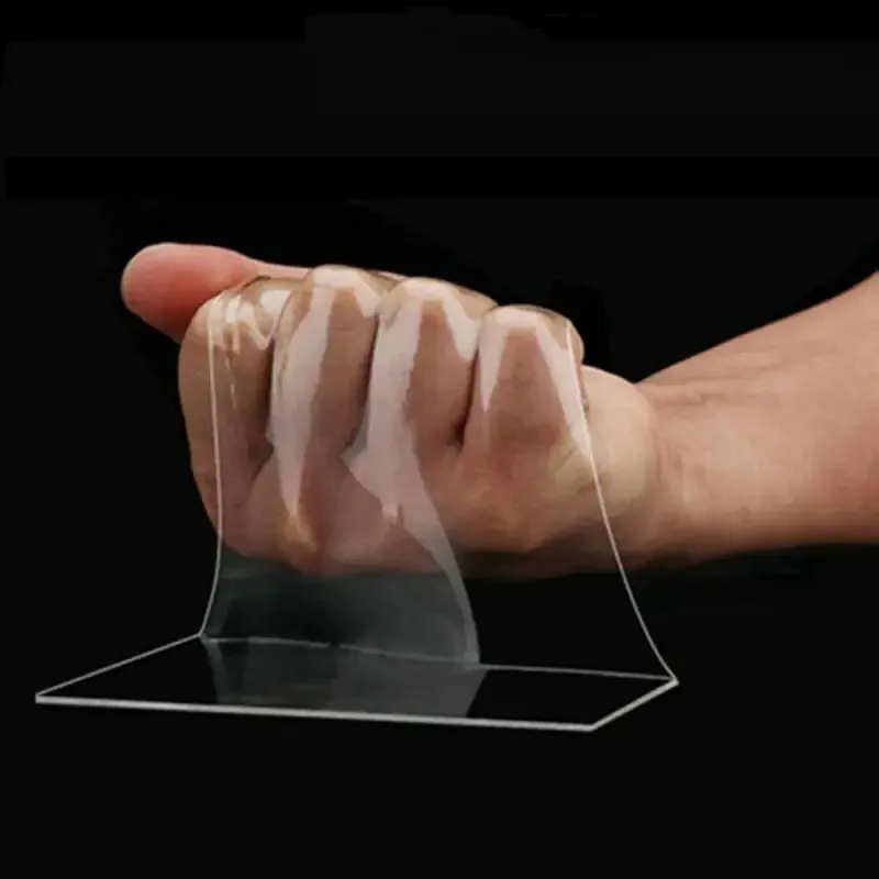 Многоразовая крепежная лента Ivy Grip Tape 1м, прозрачная, ширина 2 см, длина 5 метров, материал гелий Одесса - изображение 7