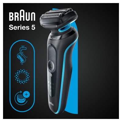 Електробритва Braun Series 5 51-M1000s BLACK / MINT Вінниця - фото 5