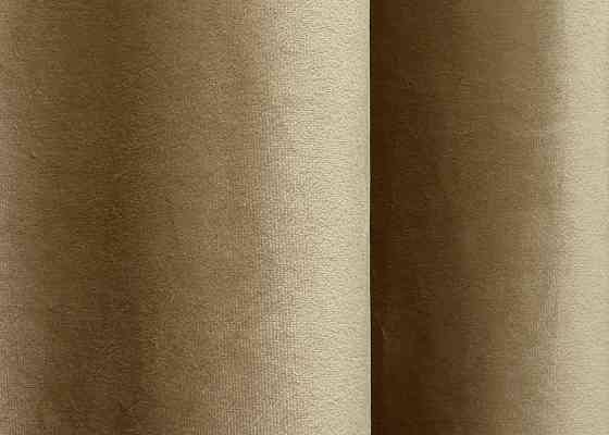 Шторная ткань бархат высота 3м цвет карамельный 1654ш Киев