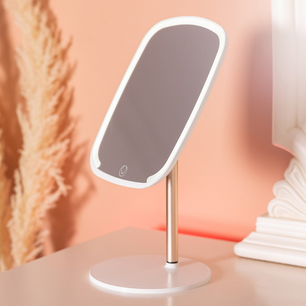 Настольное зеркало с подсветкой для макияжа белое Киев - изображение 5