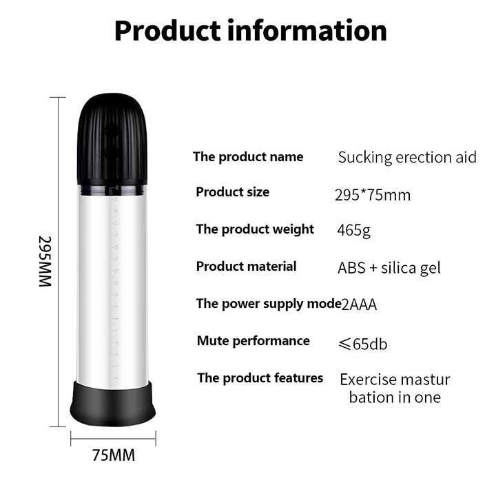 Автоматическая вакуумная помпа для пениса 