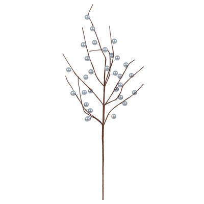 Декоративна гілка YES! Fun з блакитними намистинами, 68 см (973948) Вінниця - фото 1
