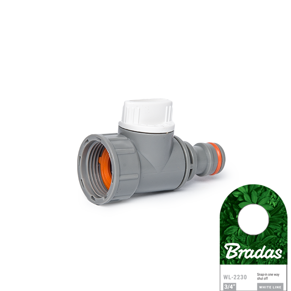Адаптер із внутрішньою різьбою 3/4" з запірним краном, WHITE LINE, WL-2230 Київ - фото 1