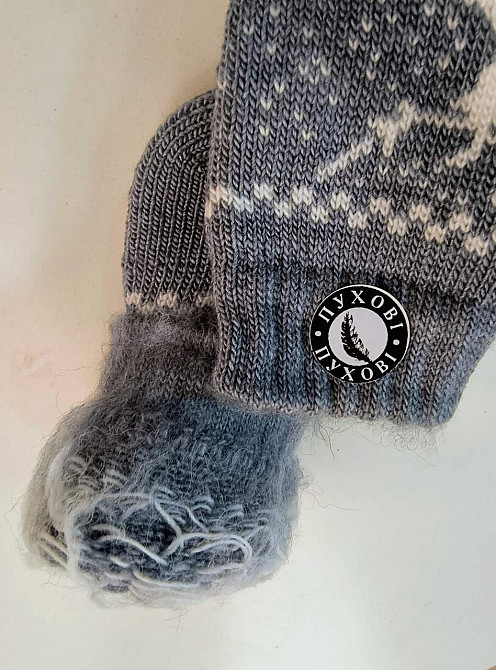 Женские теплые высокие носки на пуху. Размер 36-40. ТМ Бабусині шкарпетки Киев - изображение 10