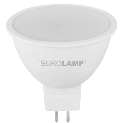 Лампочка Eurolamp LED SMD MR16 5W GU5.3 4000K 12V (LED-SMD-05534(12)(P)) Вінниця - фото 1