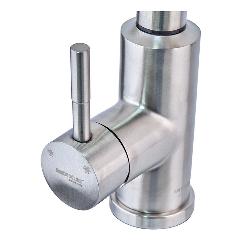 Сенсорный кухонный смеситель с выдвижной лейкой Mixxus LUX-014 из нержавеющей стали (MI6230) Харьков - изображение 2