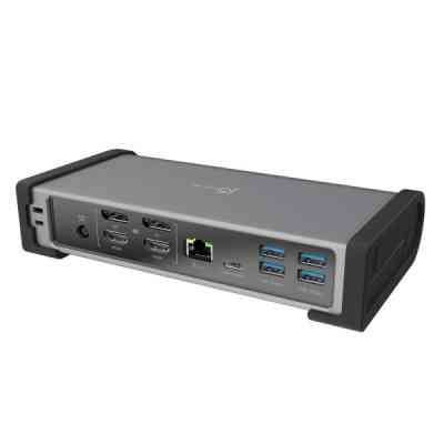 Порт-репликатор J5create Dock-Station USB-C 15-in-1 (HDMI/DP/PD/USB-A/USB-C/LAN/картридер/audio) (JTD568-EN) Винница