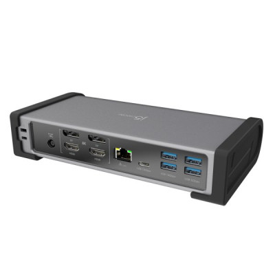 Порт-репликатор J5create Dock-Station USB-C 15-in-1 (HDMI/DP/PD/USB-A/USB-C/LAN/картридер/audio) (JTD568-EN) Винница - изображение 2