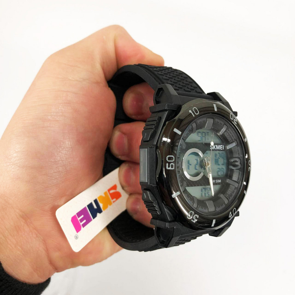 Спортивний чоловічий годинник для хлопця SKMEI 2098BKWT, Годинник чоловічий для плавання WH-35 Львів - фото 13