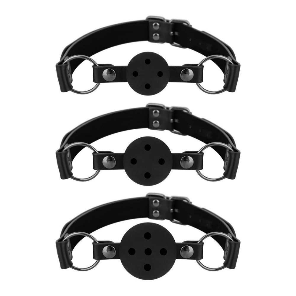Набір кляпів Bedroom Fantasies Set of 3 Ball Gags Sex Aura Київ - фото 3