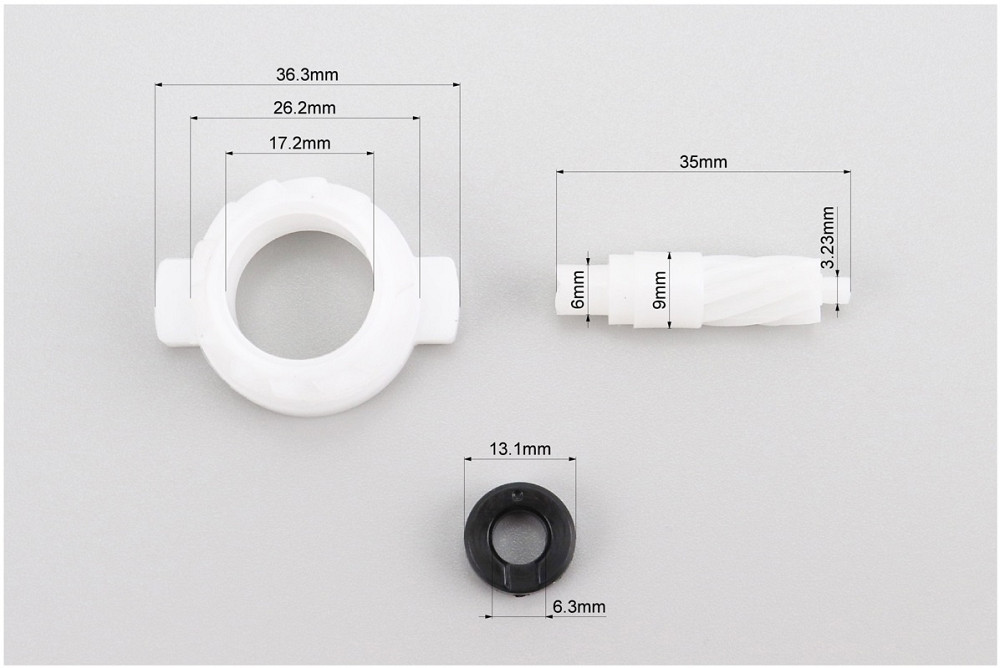 Шестерня спідометру (пластик) + черв'як Honda DIO AF62 Київ - фото 2