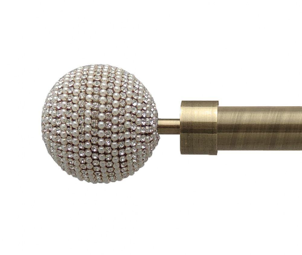 Карниз Orvit Карера металевий однорядний техно гладка труба кільце металеве Антик 25 мм 240 см (00-00025858) Львов - изображение 2