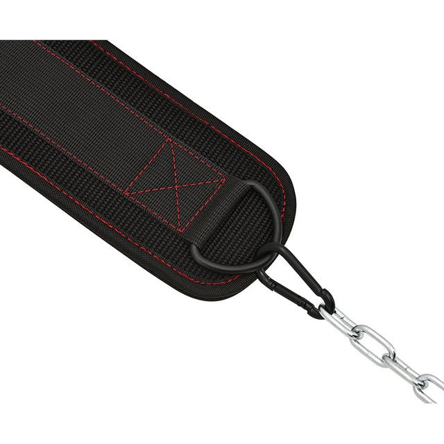 Пояс для обтяжень з ланцюгом RDX T7 Pro Dipping Belt 2 Layer  неопреновий Black Каменское - изображение 4