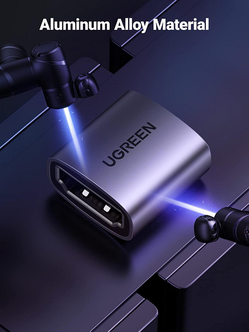 Соединитель HDMI v2.1 UGreen HD159 90592 (Серый) Николаев - изображение 6