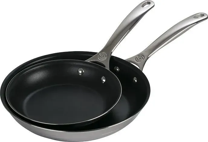 Le Creuset Сковорідки 3 Ply Plus Z Nieprzywierającą Powłoką 2Szt. (96609900000000) Київ - фото 1
