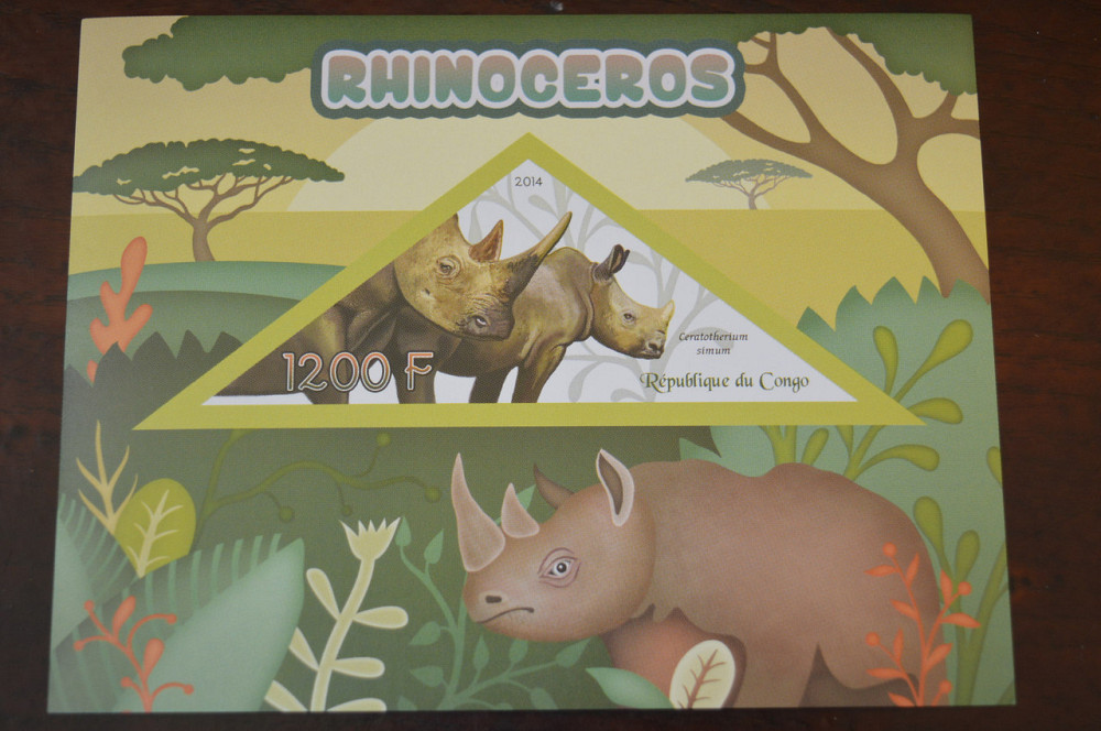 Конго. Фауна. Личности. Блок. 2014 р. (А-34) Полтава - фото 1