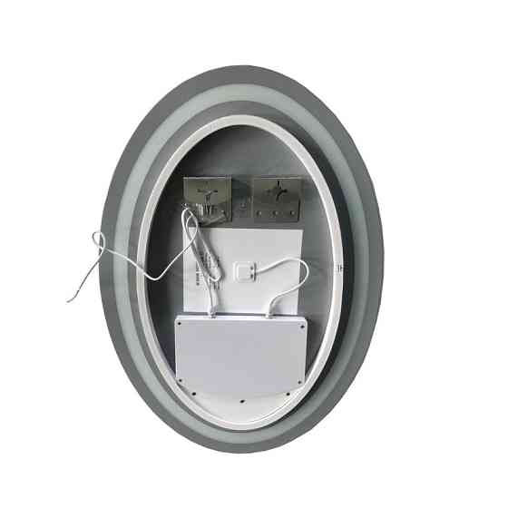 Зеркало Zerix Fusion MV01-50x70 с LED Touch, Anti-fog, диммером, регулятором яркости (ZX6067) Киев