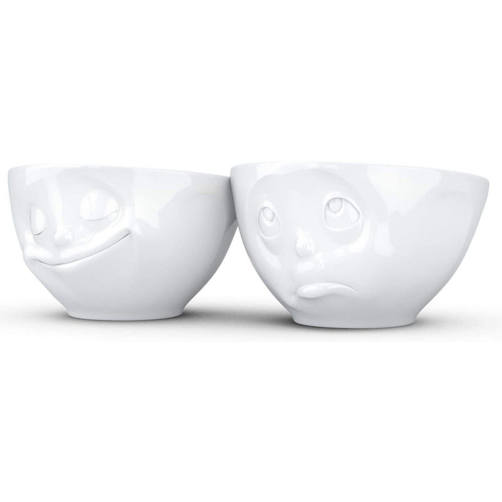 Набор из двух фарфоровых пиал Tassen Счастье и Ну пожалуйста! (200 мл) Белый Киев - изображение 3