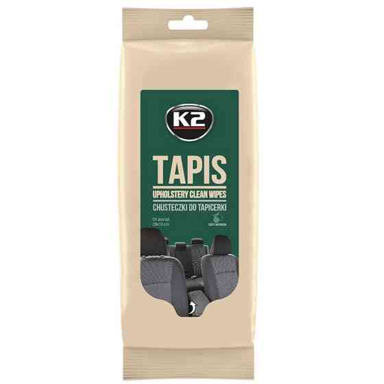 Серветки вологі K2 Tapis Wipes для очищення тканинної оббивки 24шт Львів