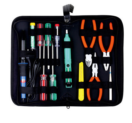 Набор ZD-905 (отвертки, паяльник, оловоотс, нож, кусачки, плоскогубцы) Полтава - изображение 1