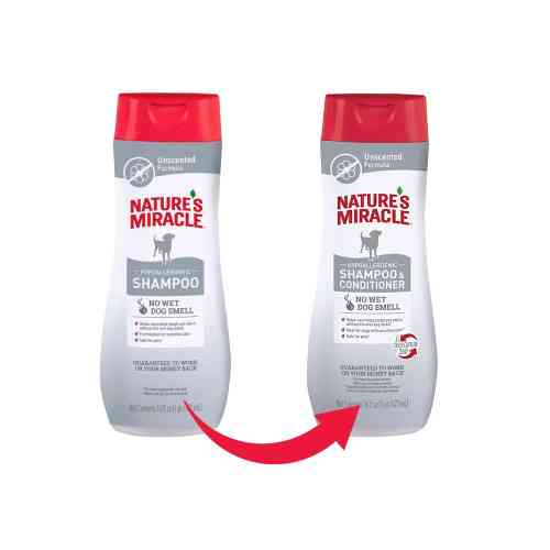 Шампунь-кондиціонер 8in1 Nature’s Miracle для собак гіпоалергенний 473 мл Київ