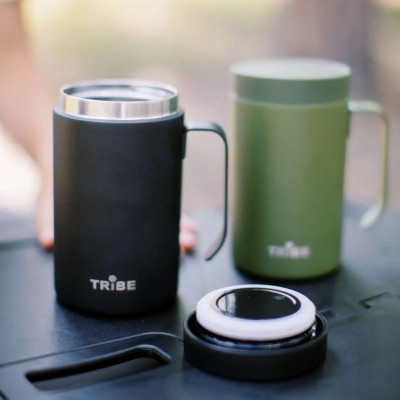 Термокружка Tribe Adventure Mug 450 мл olive (T-FA-0032-olive) Вінниця - фото 12