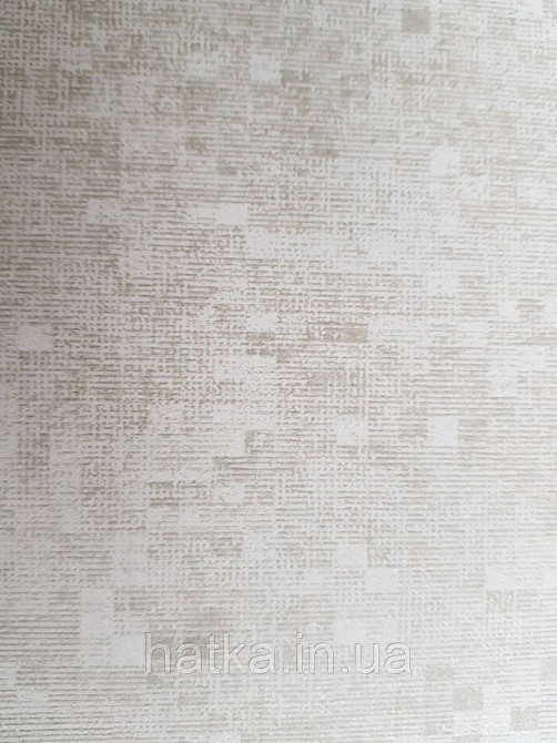 Обои флизелиновые  Khroma Serenade SER103 геометрия маленькие квадраты бежевые серые белые серебро Киев - изображение 2