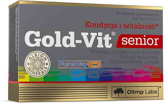 Витаминно-минеральный комплекс для пожилых людей Olimp Gold-Vit for Senior 30 таблеток Луцк