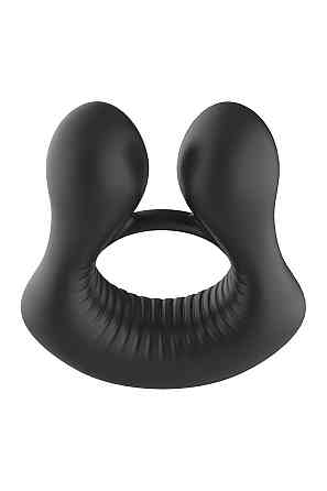 Кільце ерекційне для пеніса з вібрацією Dream Toys чорне Sex Aura Київ
