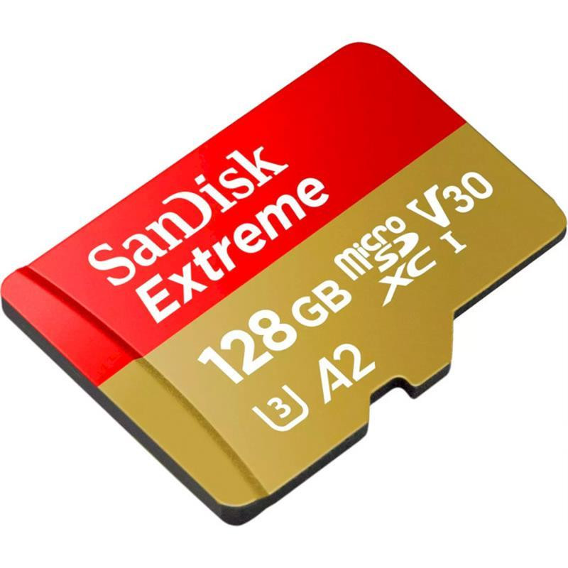 Картка пам'яті MicroSDXC 128 GB UHS-I U3 R190/W90MB/s SanDisk Extreme V30 + SD-адаптер (SDSQXAA-128G-GN6AA) ( 23104 ) Харьков - изображение 3