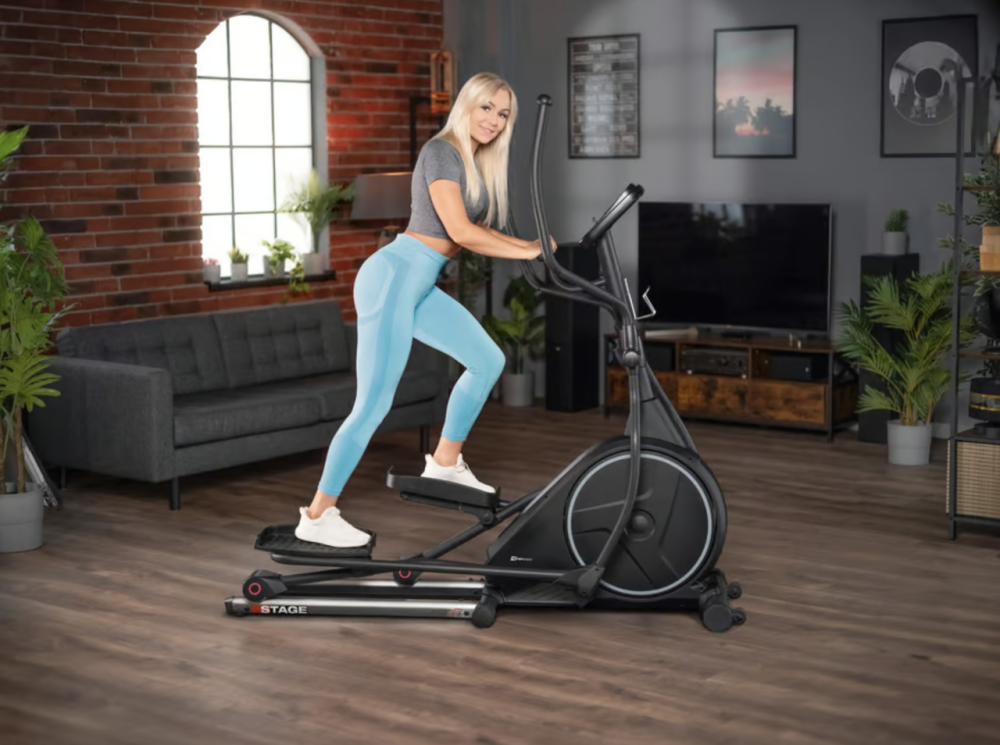 Орбітрек Hop-Sport HS-160CF Stage електромагнітний сірий Київ - фото 3