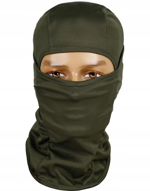 Універсальна Балаклава багатофункціональна термоактивна 1 отвір Mil-Tec від Sturm (12110101) Olive Нововолинськ - фото 4