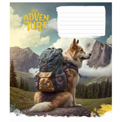 Зошит Школярик Best adventure 12 аркушів лінія (012-3285L) Вінниця